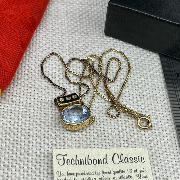 Vintage Technibond Classic 18K Gold-Bonded Sterling Silver Necklace – 18” - Picture 7 of 17